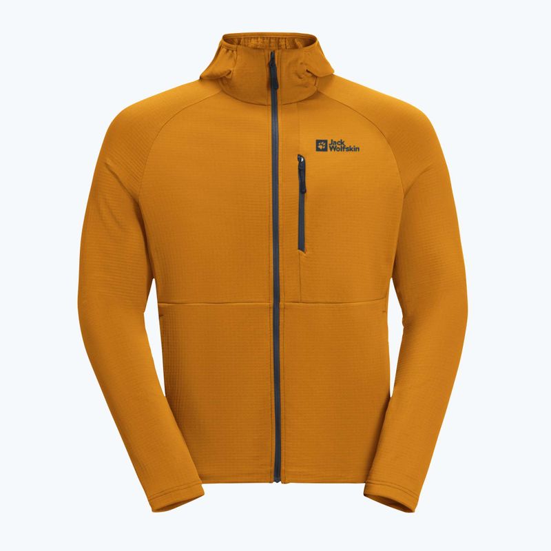 Hanorac pentru bărbați Jack Wolfskin Kolbenberg Hooded Fz safflower 6