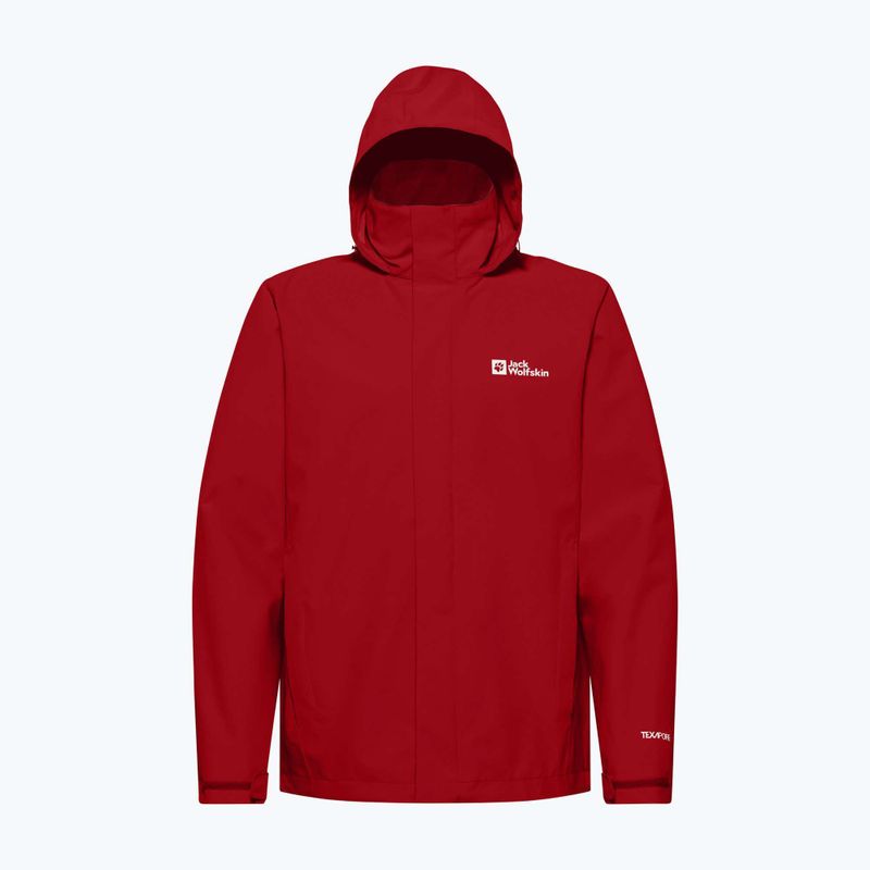 Geacă de ploaie pentru bărbați Jack Wolfskin Trailtime 2L adrenaline red 8