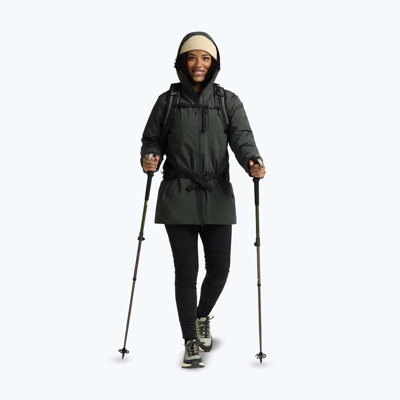 Geacă cu puf pentru femei Jack Wolfskin Icecape 2L Down Ins Rds slate green 2