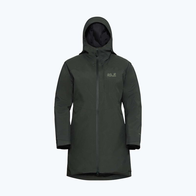 Geacă cu puf pentru femei Jack Wolfskin Icecape 2L Down Ins Rds slate green 7