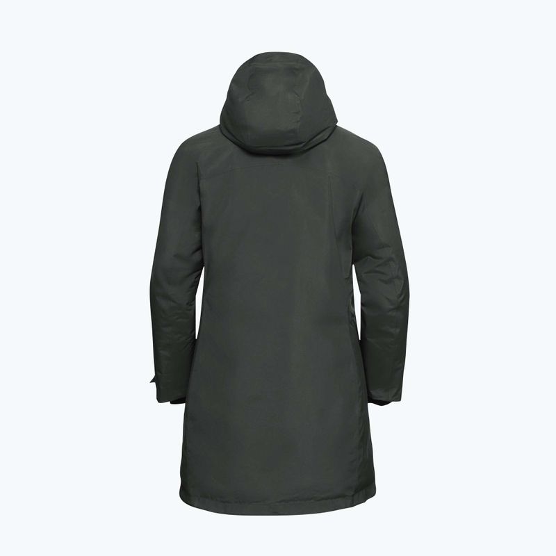 Geacă cu puf pentru femei Jack Wolfskin Icecape 2L Down Ins Rds slate green 8