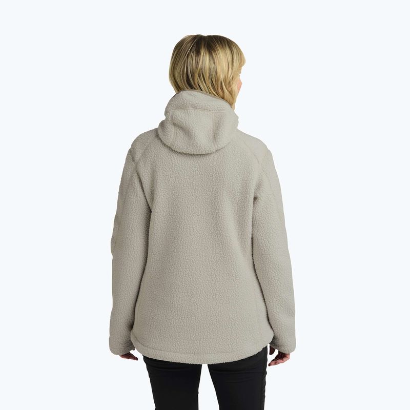 Bluză pentru femei Jack Wolfskin Cradle Mountain Pile Full Zip pale sand 3