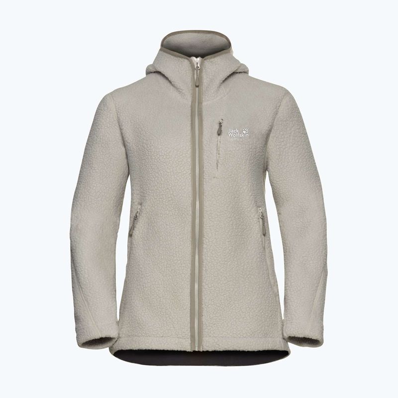 Bluză pentru femei Jack Wolfskin Cradle Mountain Pile Full Zip pale sand 7