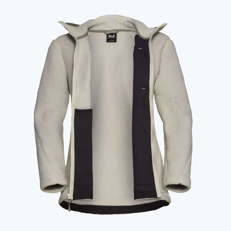 Bluză pentru femei Jack Wolfskin Cradle Mountain Pile Full Zip pale sand 9