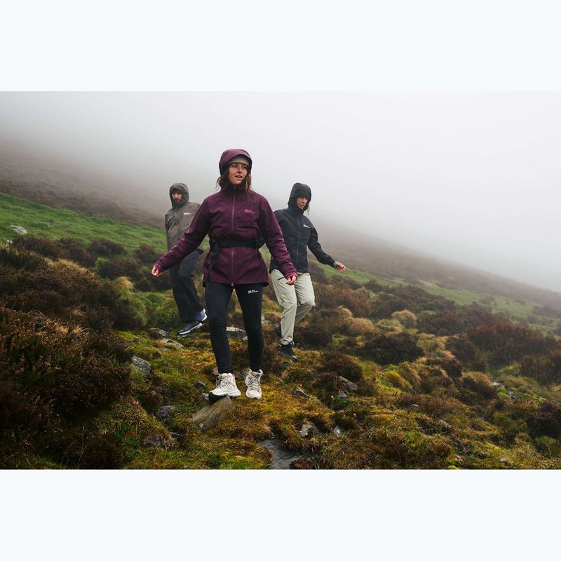 Încălțăminte de drumeție pentru femei Jack Wolfskin Wild Hike Texapore Mid oyster 12