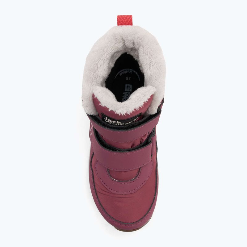 Încălțăminte pentru copii Jack Wolfskin Polar Bear-B Texapore Mid Vc raisin 5