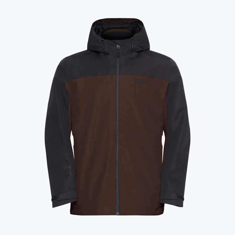 Geacă 3în1 pentru bărbați Jack Wolfskin Taubenberg 3In1 hot choc 10