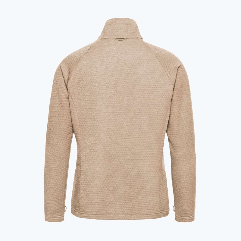 Bluză fleece pentru femei Jack Wolfskin Anytrail Full Zip oat 8