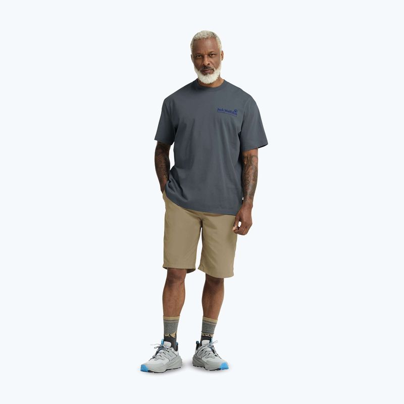 Pantaloni scurți de trekking pentru bărbați Jack Wolfskin Duneland hazel wood 2