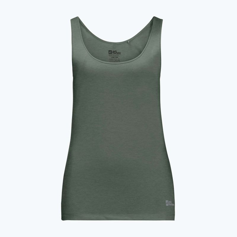 Tricou de trekking pentru femei Jack Wolfskin Pack & Go Tank verde 1807283 3