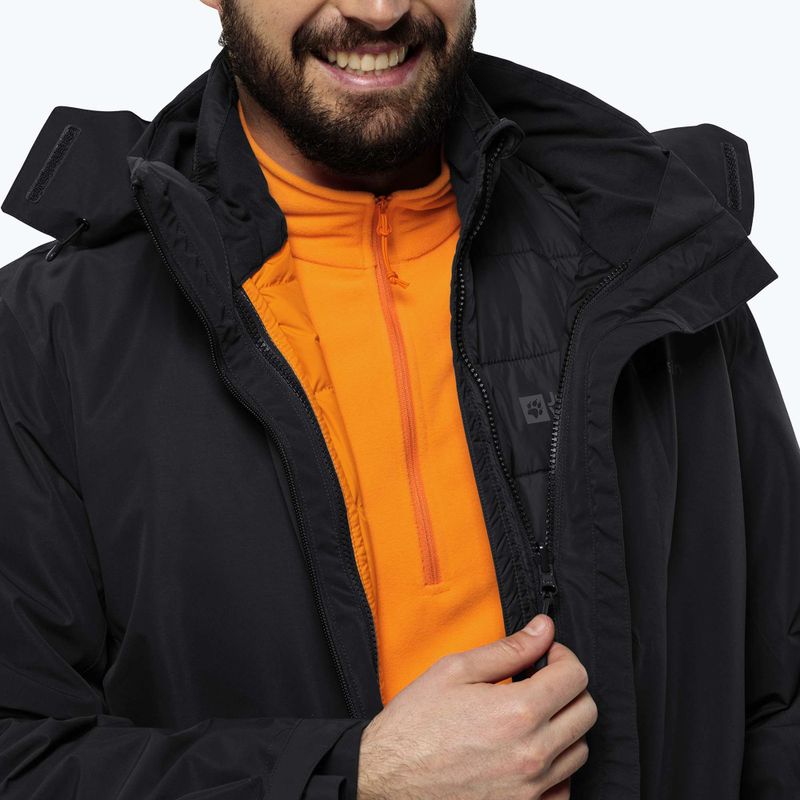 Jack Wolfskin bărbați de drumeție fără mâneci Lapawa Ins negru 3
