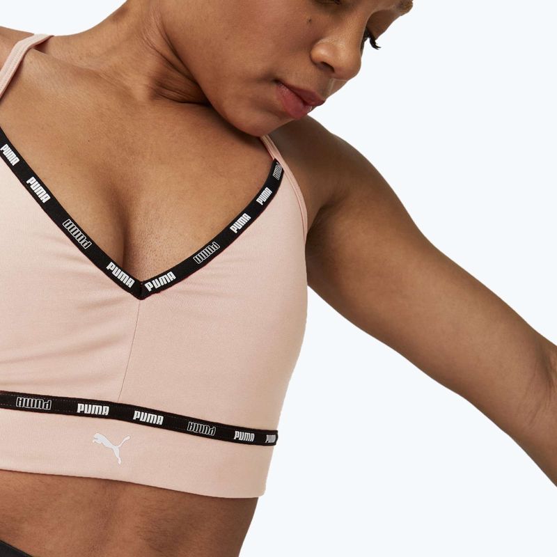 PUMA Low Impact Puma Strong Sutien de fitness cu bretele roz 522225 66 4