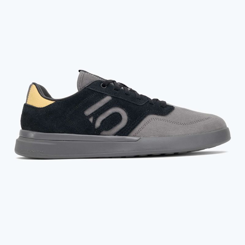 Încălțăminte de ciclism platformă pentru bărbați adidas FIVE TEN Sleuth core black/charcoal/oat 2
