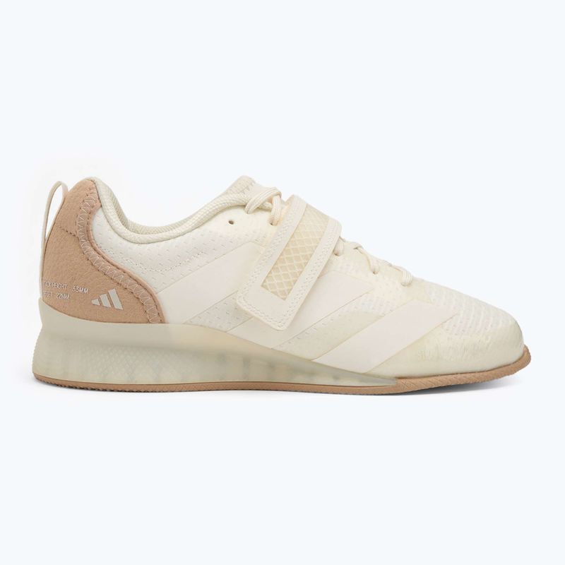 Încălțăminte de ridicare greutăți adidas Adipower Weightlifting III off white 2