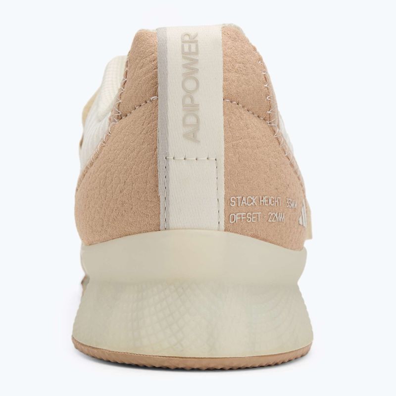 Încălțăminte de ridicare greutăți adidas Adipower Weightlifting III off white 6