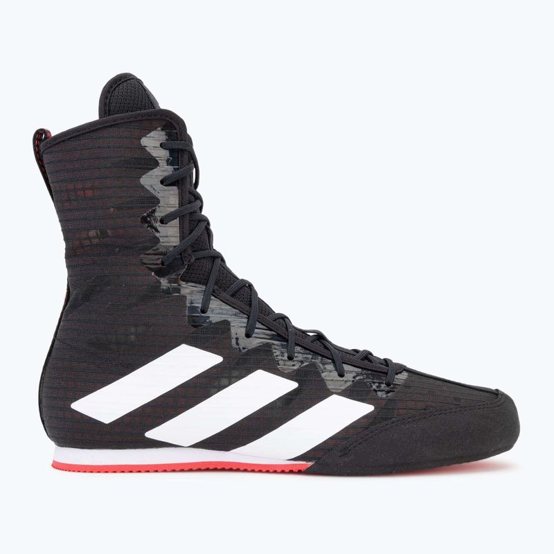 Încălțăminte de box adidas Box Hog 4 core black/cloud white/pure ruby 2