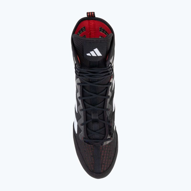 Încălțăminte de box adidas Box Hog 4 core black/cloud white/pure ruby 5