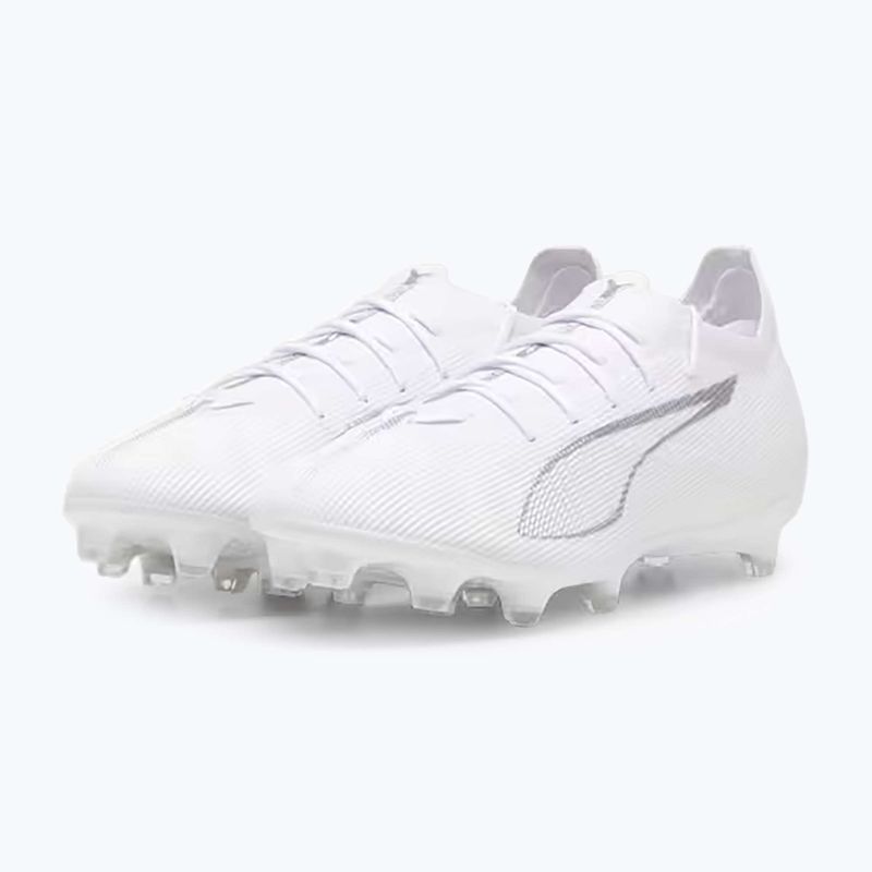 PUMA Ultra 5 Pro FG/AG ghete de fotbal puma alb/puma alb 8