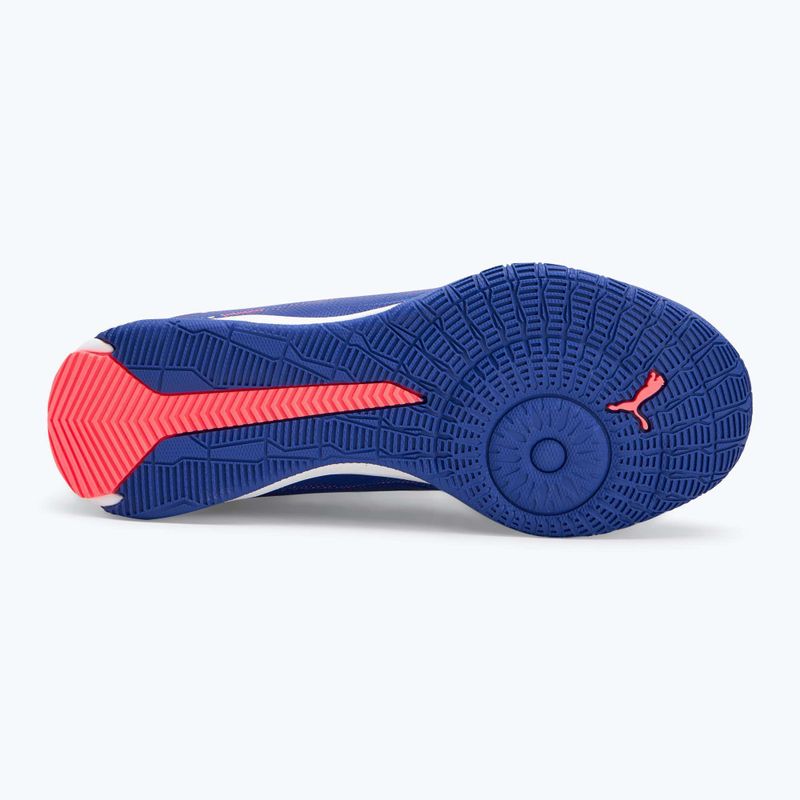 Încălțăminte de fotbal pentru copii PUMA Ultra 5 Match It + Mid Jr lapis lazuli/puma white/sunset glow 4