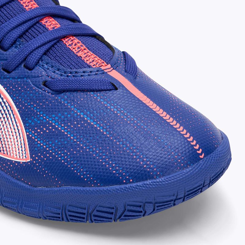 Încălțăminte de fotbal pentru copii PUMA Ultra 5 Match It + Mid Jr lapis lazuli/puma white/sunset glow 7