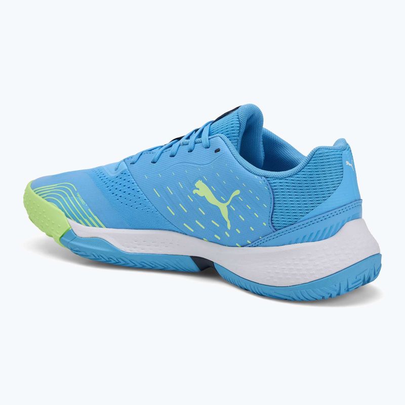Încălțăminte de sporturi pentru interior pentru bărbați PUMA Solarstrike III luminous blue/club navy/fizzy apple 3