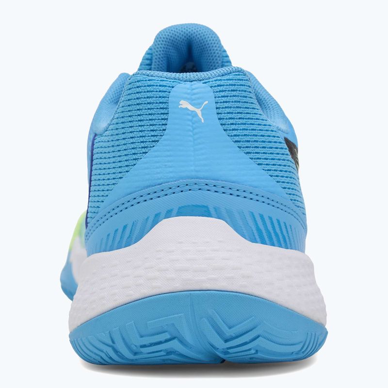 Încălțăminte de sporturi pentru interior pentru bărbați PUMA Solarstrike III luminous blue/club navy/fizzy apple 6