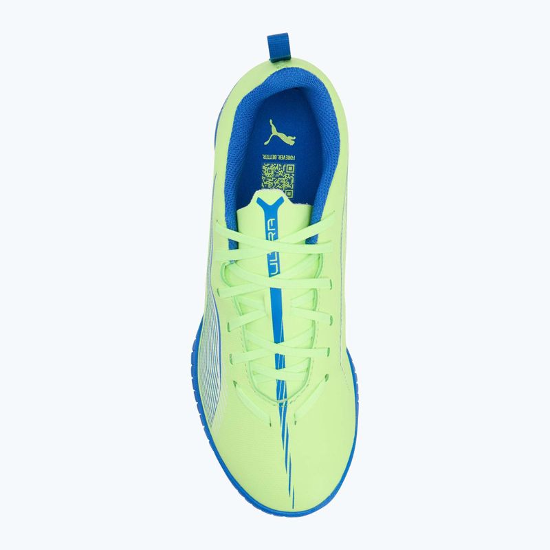 PUMA Ultra 5 Play TT Jr fizzy apple/puma alb ghete de fotbal pentru copii 5