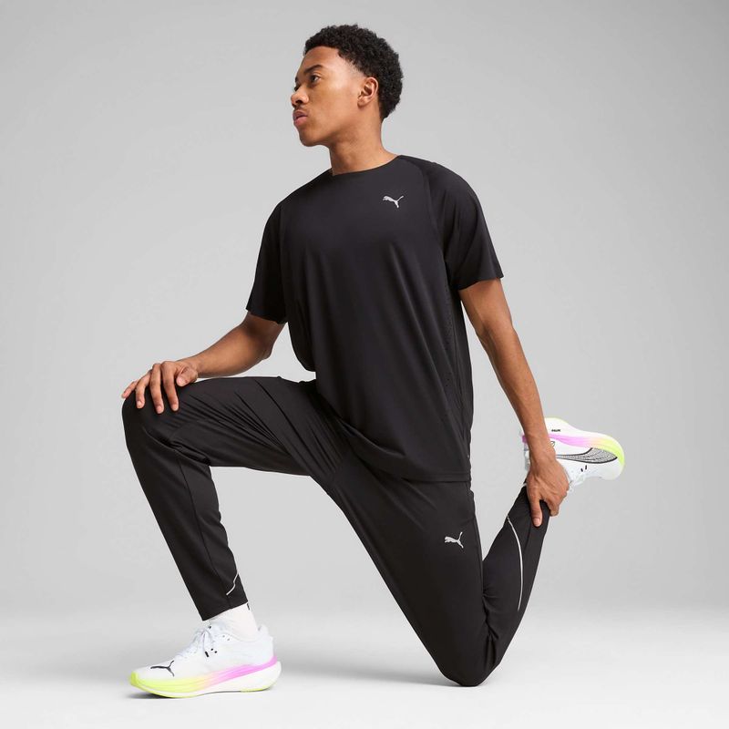 Tricou de alergare pentru bărbați PUMA Run Cloudspun Tee puma black 4