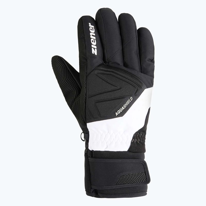 Mănuși de schi pentru bărbați ZIENER Gatis Aquashield black/white 2