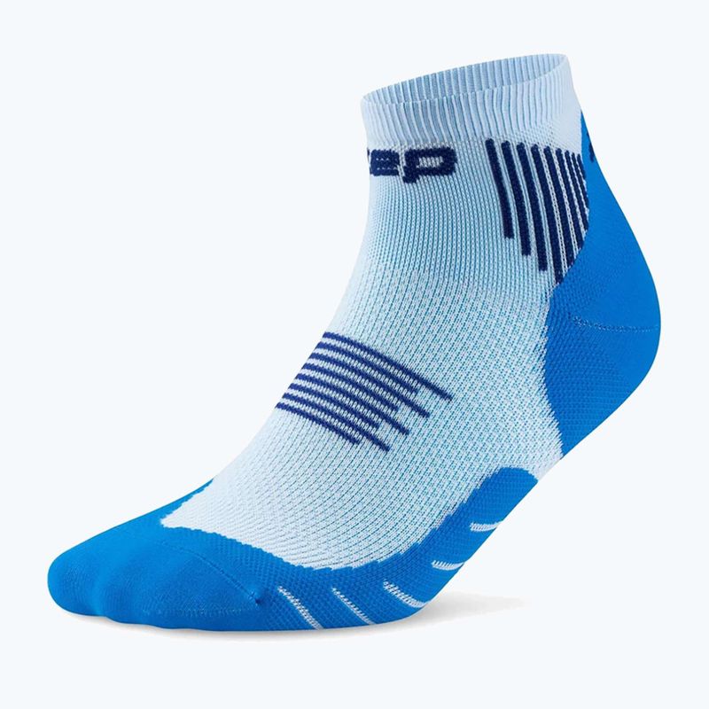 Șosete compresive pentru femei CEP Run Low Cut 5.0 blue/ice 2