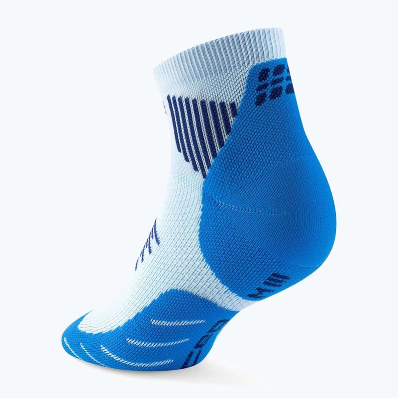 Șosete compresive pentru femei CEP Run Low Cut 5.0 blue/ice 3