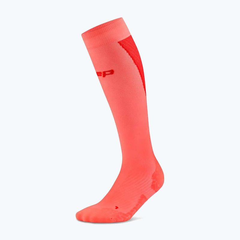 Șosete pentru bărbați CEP Ultralight Tall 4.0 neon coral/red 2