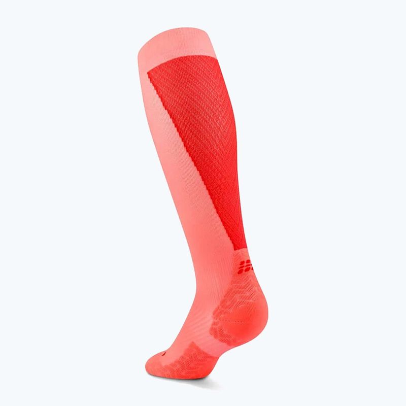 Șosete pentru bărbați CEP Ultralight Tall 4.0 neon coral/red 3