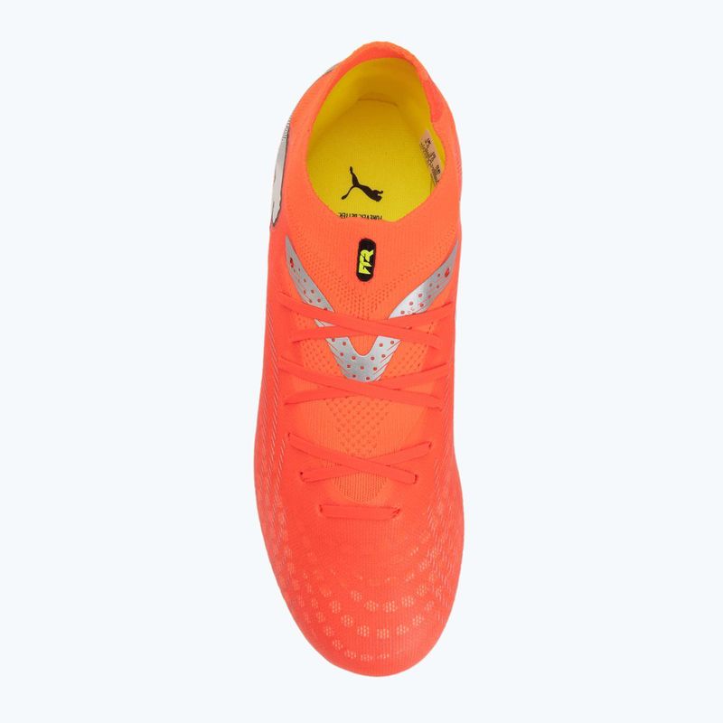 Încălțăminte de fotbal pentru copii PUMA Future 9 Pro FG/AG Jr glowing red/puma white/puma black/puma silver 5