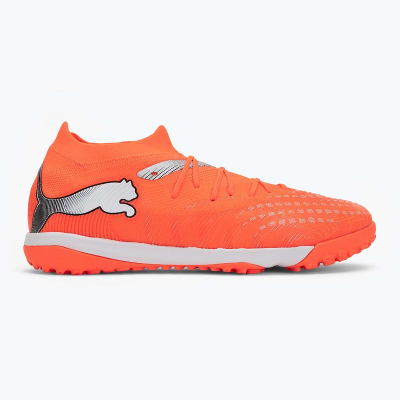 Încălțăminte de fotbal PUMA Future 9 Match TT glowing red/puma white/puma black/puma silver 2