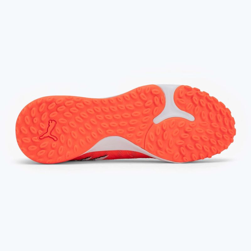 Încălțăminte de fotbal PUMA Future 9 Match TT glowing red/puma white/puma black/puma silver 4