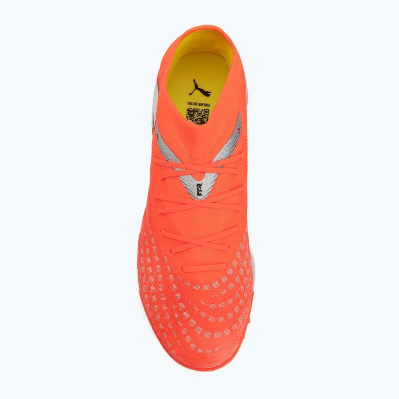 Încălțăminte de fotbal PUMA Future 9 Match TT glowing red/puma white/puma black/puma silver 5