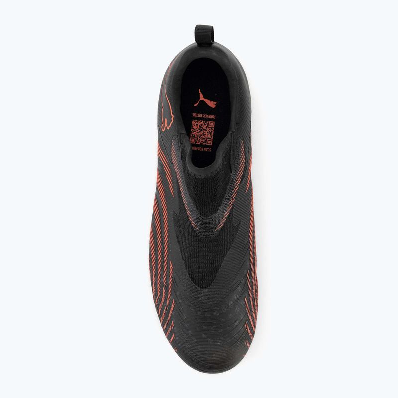 Încălțăminte de fotbal pentru copii PUMA Future 9 Match LL FG/AG Jr puma black/glowing red/strong grey 5