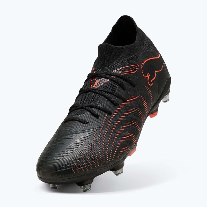 Încălțăminte de fotbal PUMA Future 9 Match MxSG puma black/glowing red/strong grey 8
