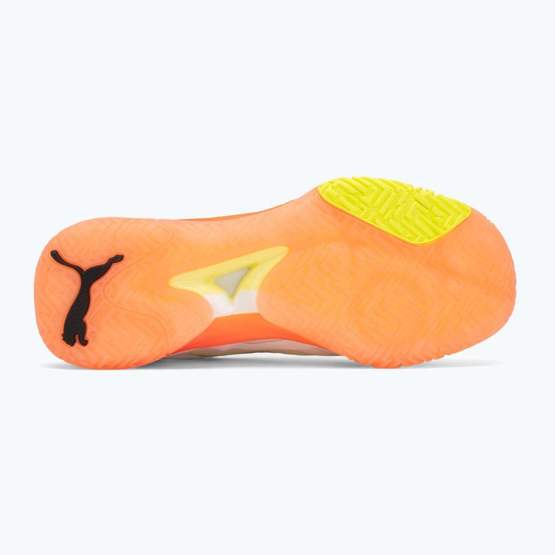 Încălțăminte de handbal PUMA Accelerate Nitro SQD 4 Game On puma white/glowing red/ultra blue 4