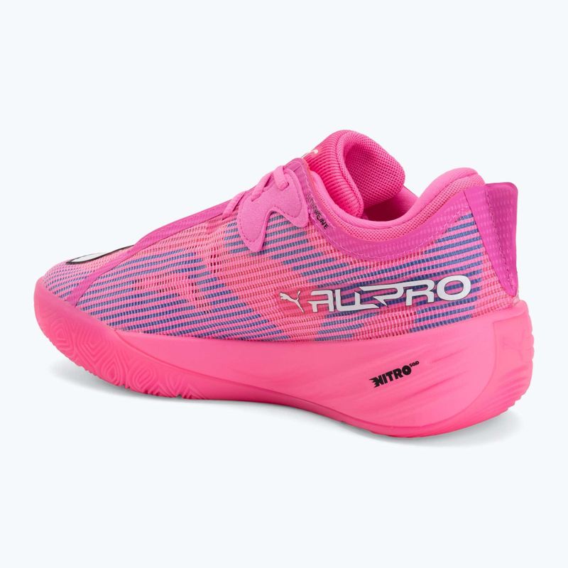 Încălțăminte de baschet PUMA All-Pro NITRO 2 Showtime poison pink/bright aqua/lime squeeze 3