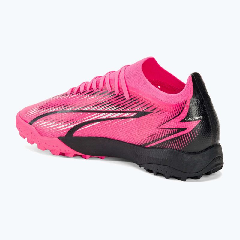 Încălțăminte de fotbal PUMA Ultra Match TT poison pink/puma white/puma black 3