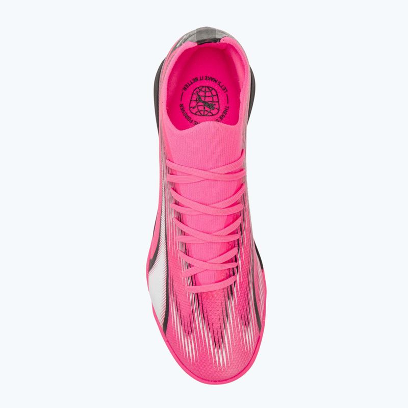 Încălțăminte de fotbal PUMA Ultra Match TT poison pink/puma white/puma black 5