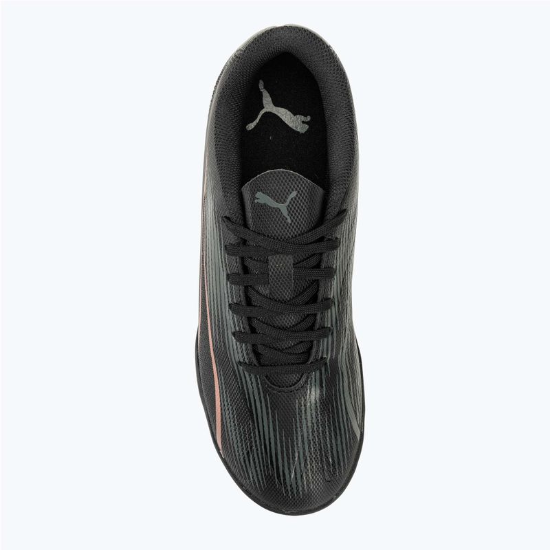 Încălțăminte de fotbal pentru copii PUMA Ultra Play TT Jr puma black/copper rose 5