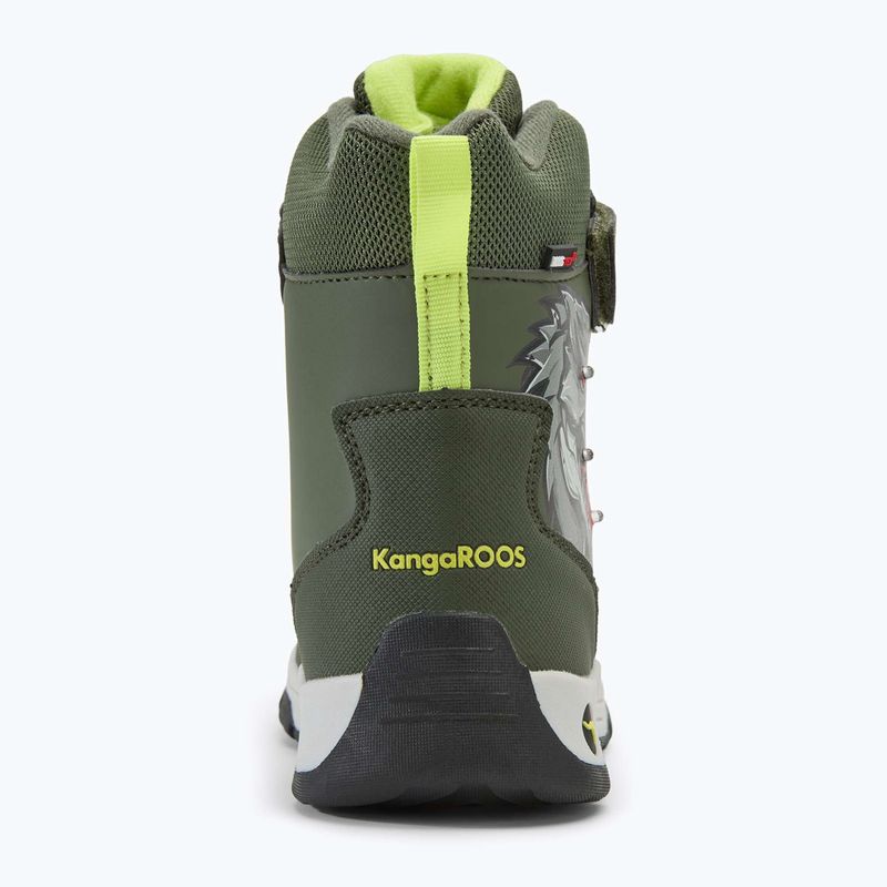 Ghete pentru juniori KangaROOS K-MJ Edison EV RTX SL olive / limetta dino 6