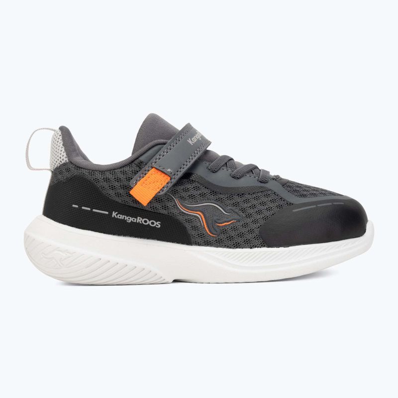 Încălțăminte pentru copii KangaROOS K-RDI Pebble EV steel grey/neon orange 2