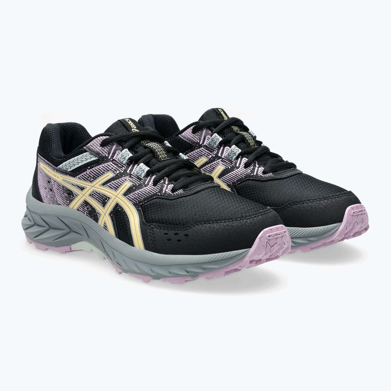 Încălțăminte de alergare pentru copii ASICS Gel-Venture 9 GS black/light orange 10