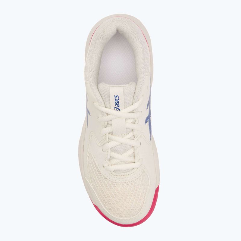 Încălțăminte de tenis pentru copii Asics Gel-Dedicate 8 GS Jr cream/dark cobalt 5