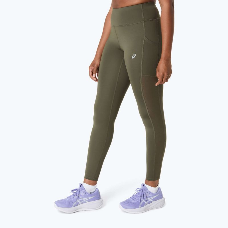 Colanți de alergare pentru femei ASICS Core Tight dark olive 3