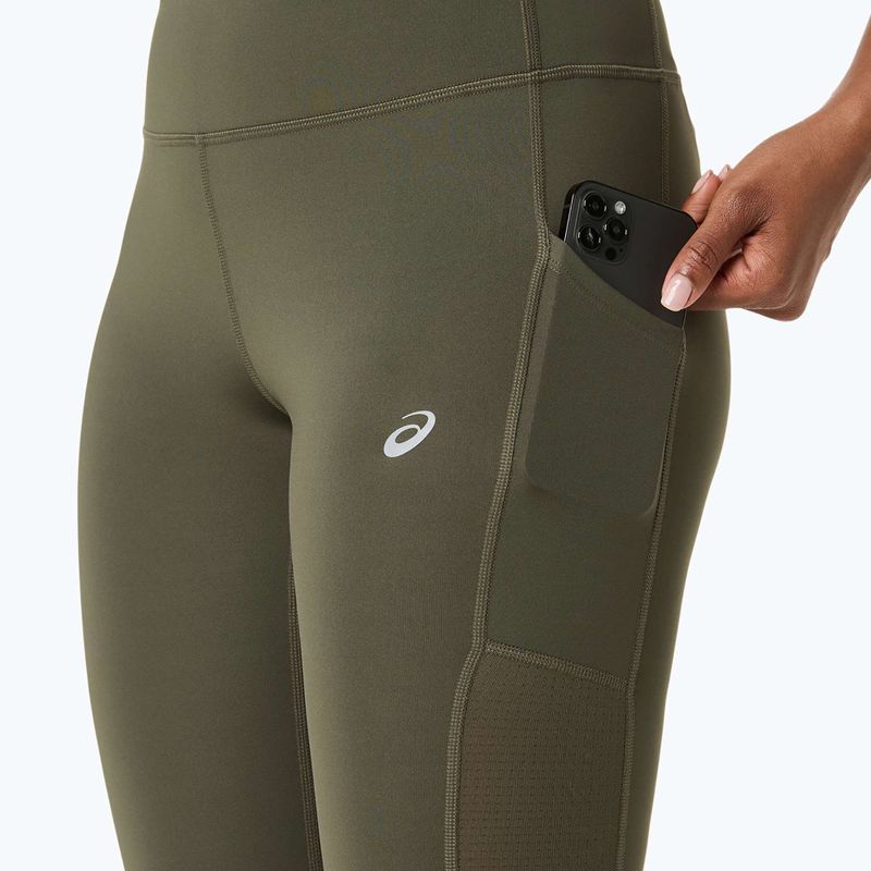 Colanți de alergare pentru femei ASICS Core Tight dark olive 4
